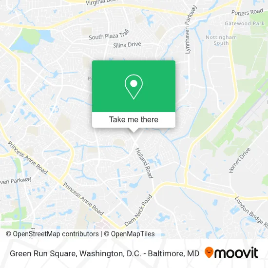 Green Run Square map