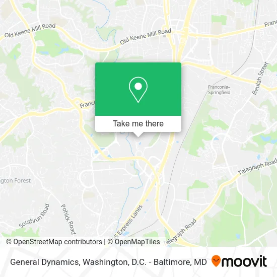 General Dynamics map