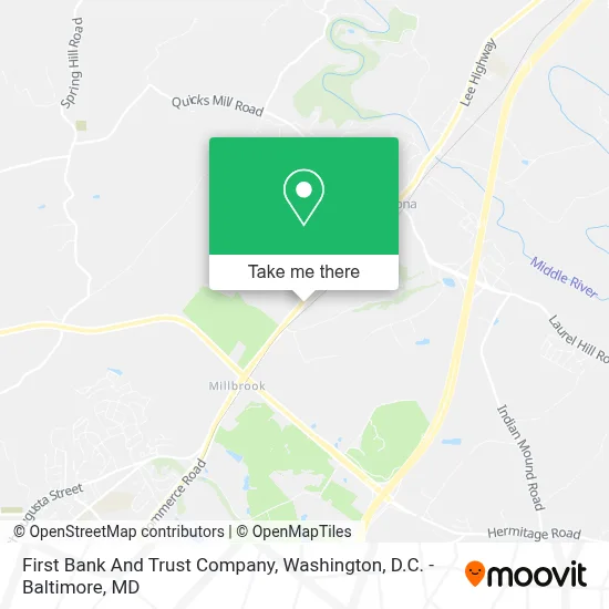 First Bank And Trust Company map