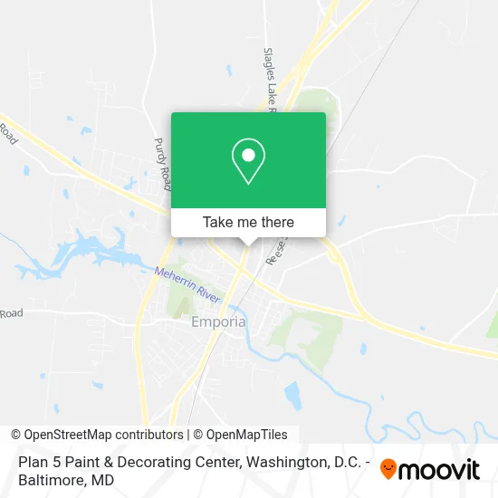 Plan 5 Paint & Decorating Center map