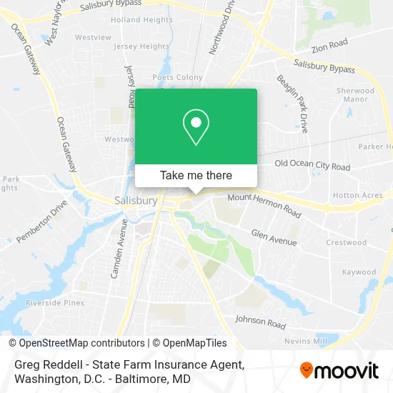 Greg Reddell - State Farm Insurance Agent map
