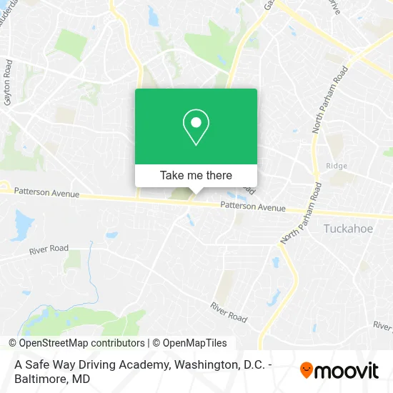 A Safe Way Driving Academy map
