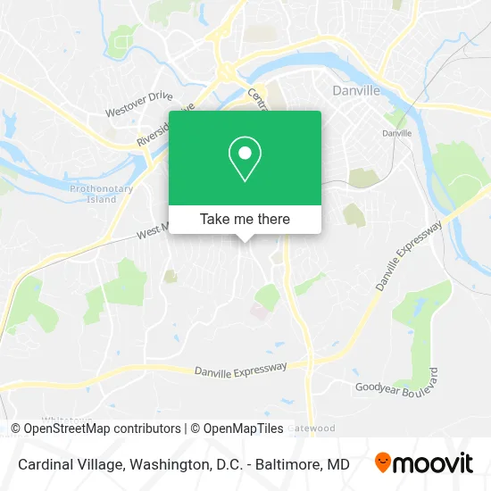 Cardinal Village map