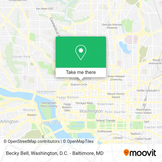 Becky Bell map
