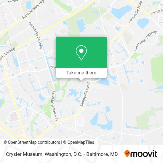 Crysler Museum map