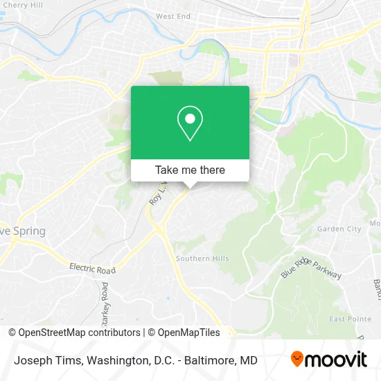 Joseph Tims map