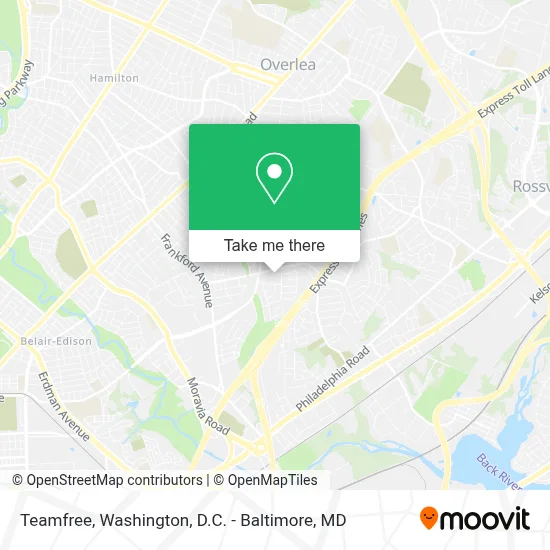 Teamfree map