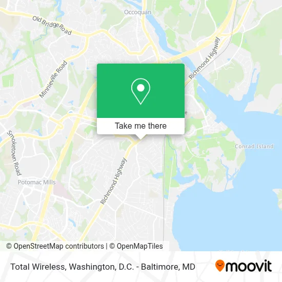 Total Wireless map
