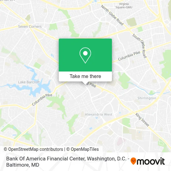 Bank Of America Financial Center map