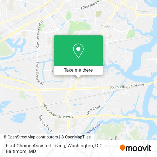 First Choice Assisted Living map