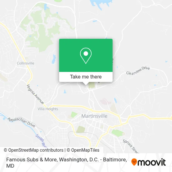 Famous Subs & More map