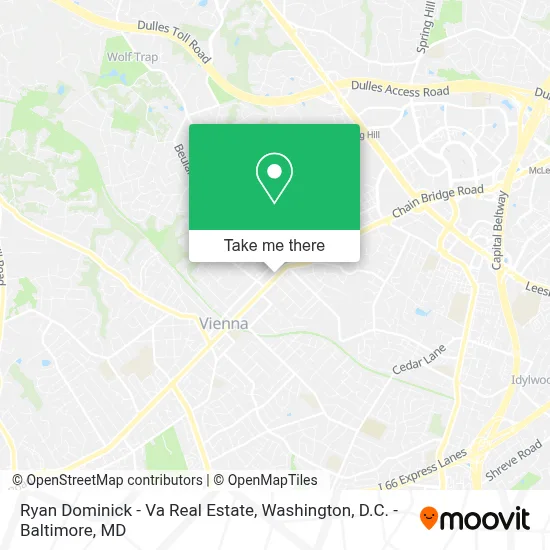 Ryan Dominick - Va Real Estate map