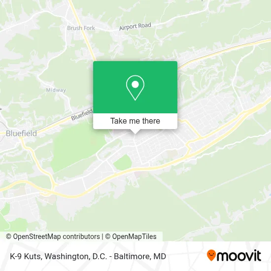K-9 Kuts map