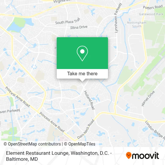 Element Restaurant Lounge map