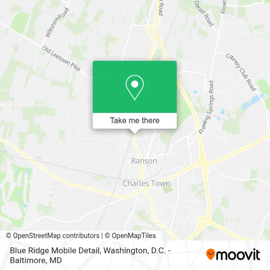 Blue Ridge Mobile Detail map