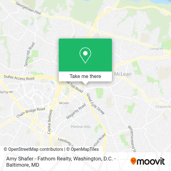 Amy Shafer - Fathom Realty map
