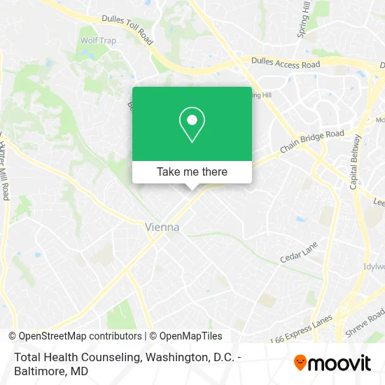 Total Health Counseling map
