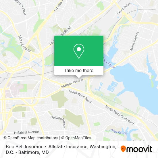 Bob Bell Insurance: Allstate Insurance map