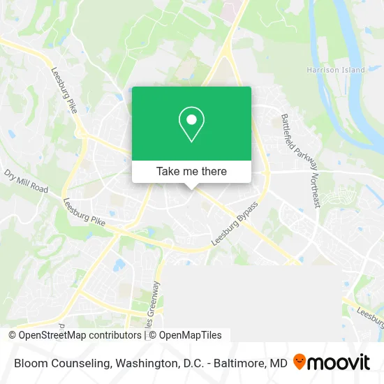 Bloom Counseling map