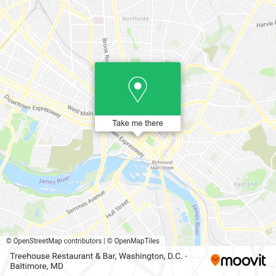 Treehouse Restaurant & Bar map