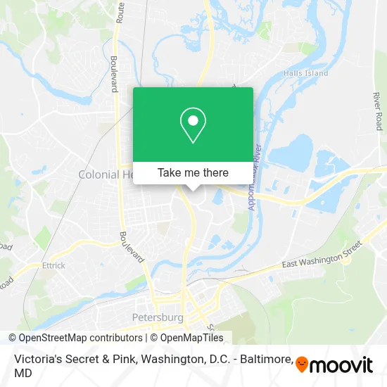 Victoria's Secret & Pink map