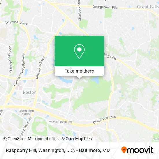 Raspberry Hill map