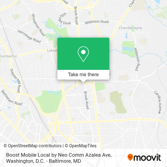 Boost Mobile Local by Neo Comm Azalea Ave map