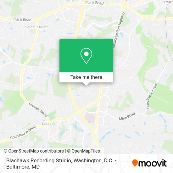 Blachawk Recording Studio map
