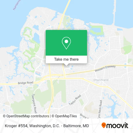 Kroger #554 map