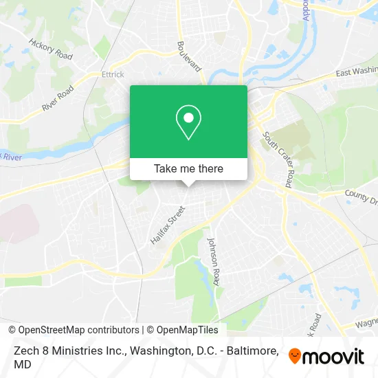Zech 8 Ministries Inc. map