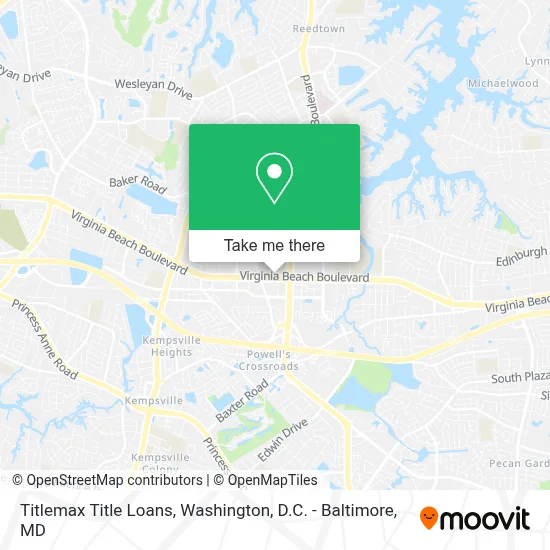 Titlemax Title Loans map