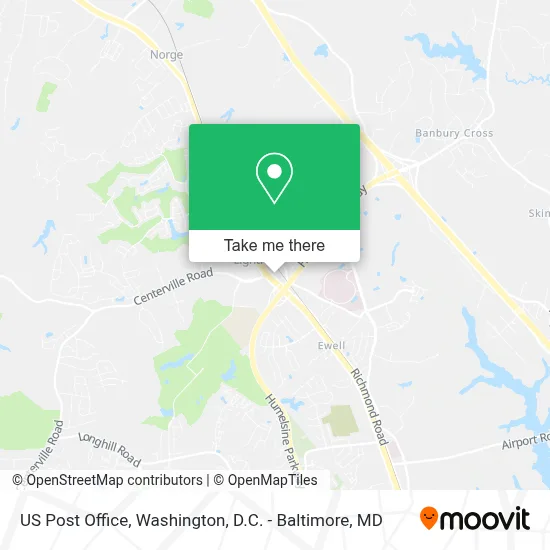 Us Post Office map
