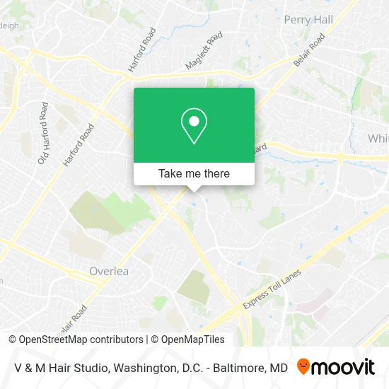 V & M Hair Studio map