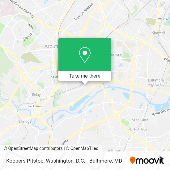 Koopers Pitstop map