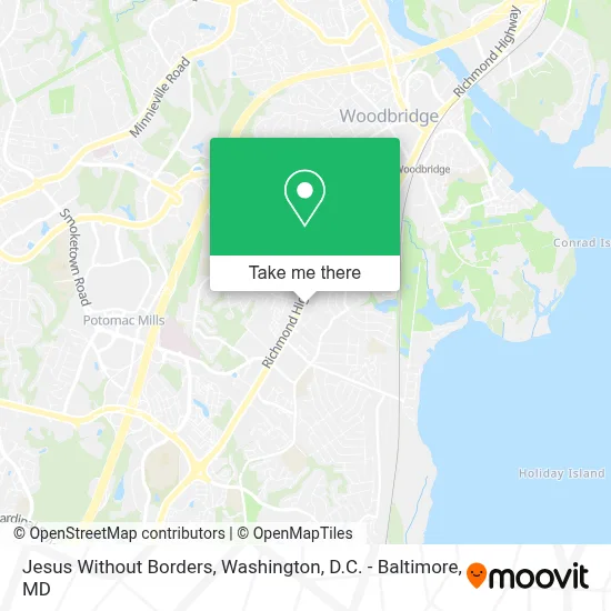 Jesus Without Borders map