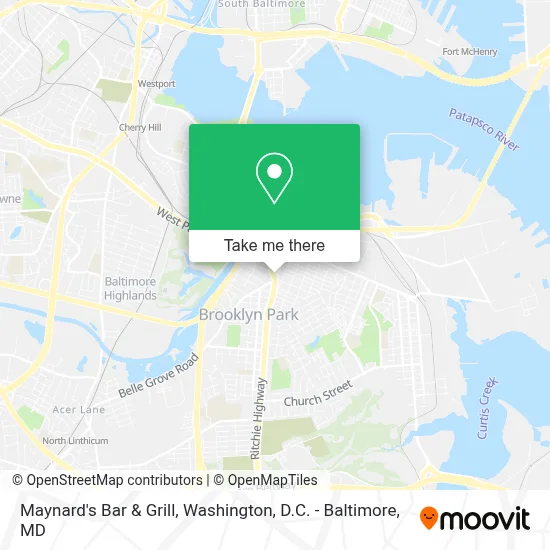 Maynard's Bar & Grill map