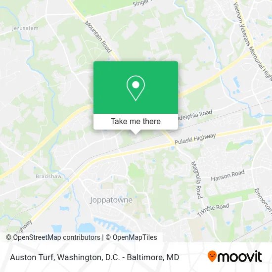 Auston Turf map