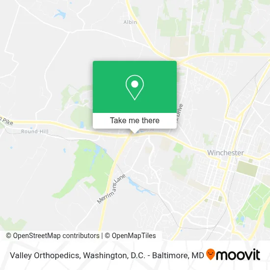 Valley Orthopedics map