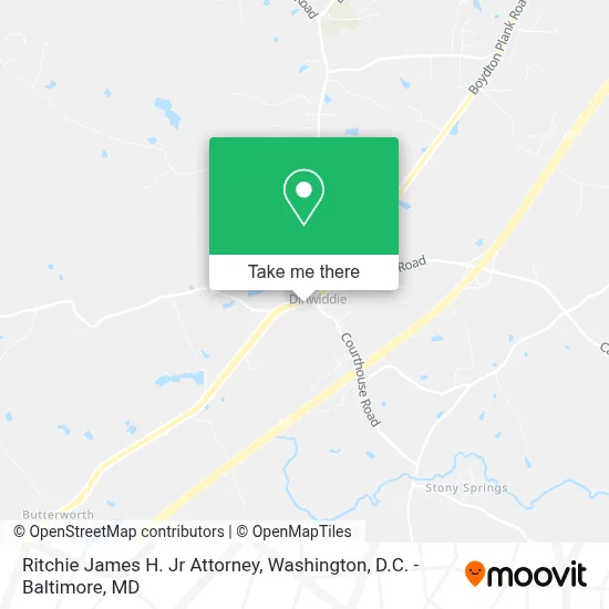 Ritchie James H. Jr Attorney map