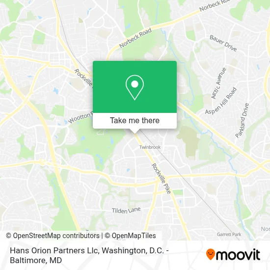 Hans Orion Partners Llc map