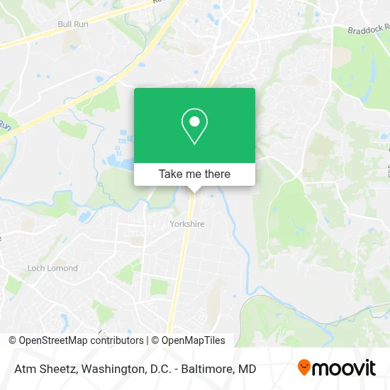 Atm Sheetz map