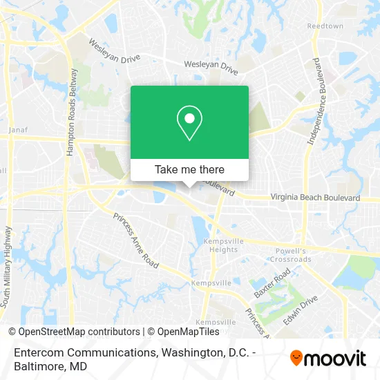 Entercom Communications map