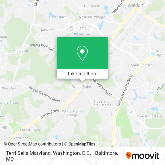 Terri Sells Maryland map