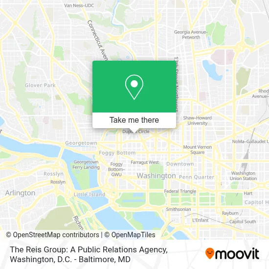 The Reis Group: A Public Relations Agency map