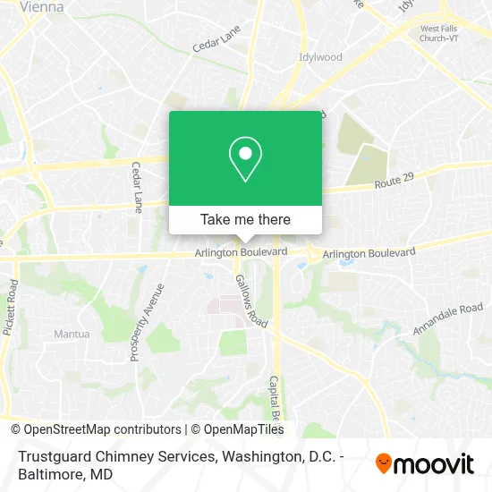 Trustguard Chimney Services map