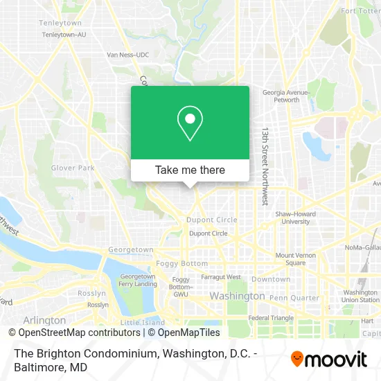 The Brighton Condominium map