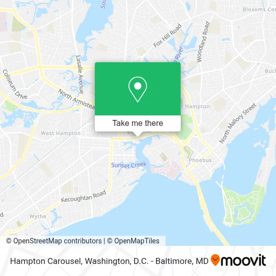Hampton Carousel map