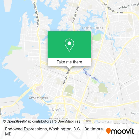 Endowed Expressions map