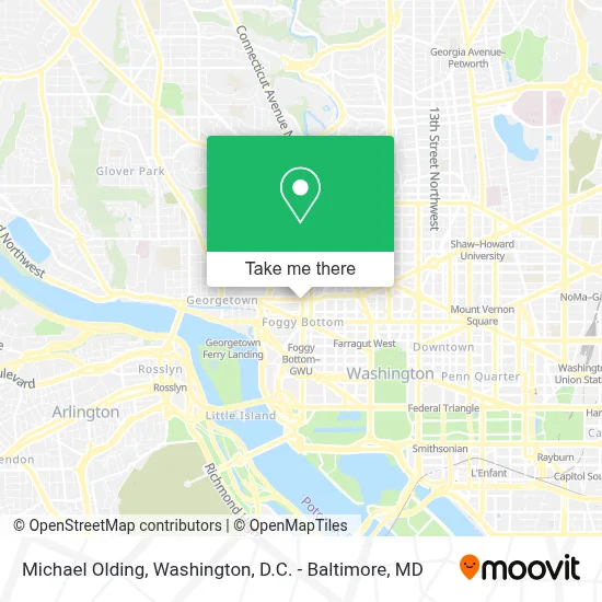 Michael Olding map