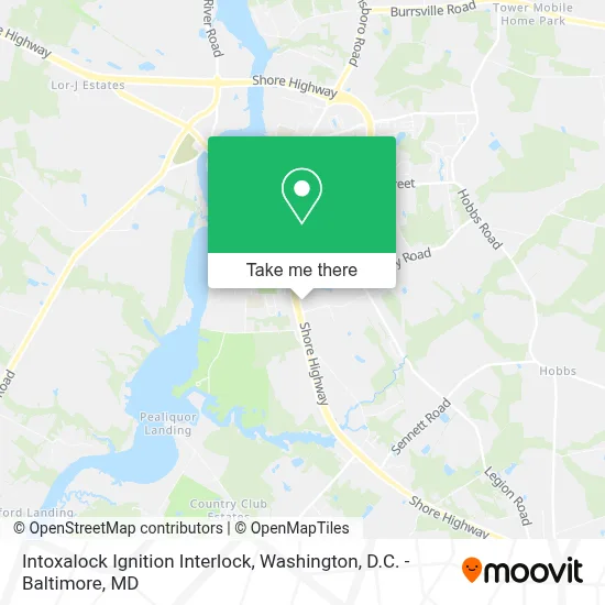 Intoxalock Ignition Interlock map